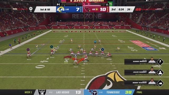 Madden NFL 23/Режим франшизы/Arizona Cardinals/Второй сезон-Week 1 смотреть онлайн