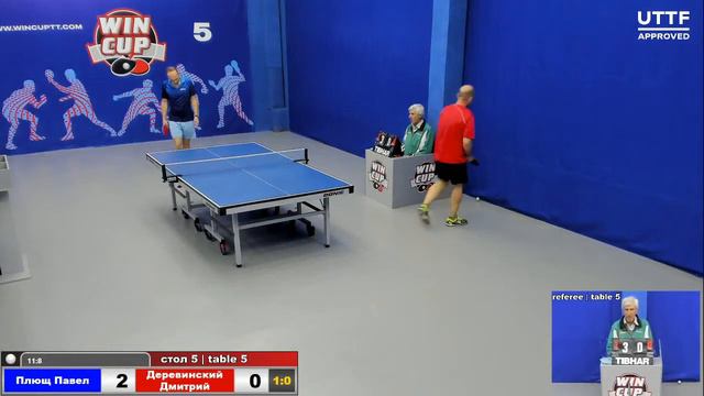 12:00 Плющ Павел (3:0) Деревинский Дмитрий   стол 5 ЮГ-2  21.09.20
