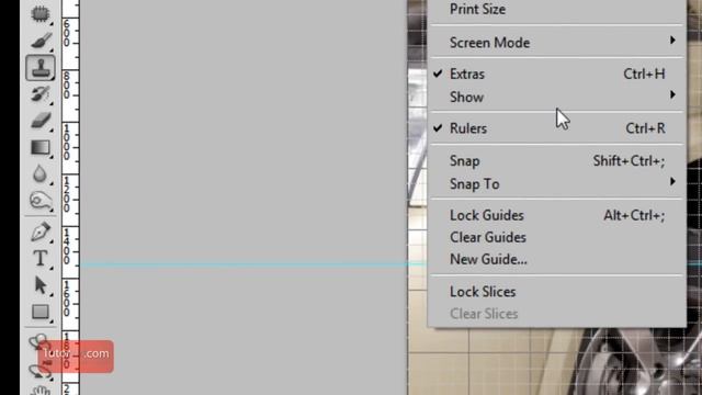 60 Second Photoshop Tutorial - Show and Hide Grids and Guides смотреть онлайн