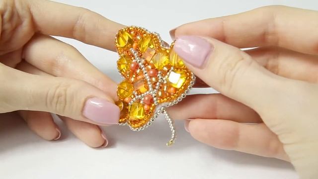 БП-271 Набор для изготовления броши Crystal Art "Листик" смотреть онлайн