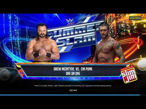 WWE2K24 Drew McIntyre vs CM Punk смотреть онлайн