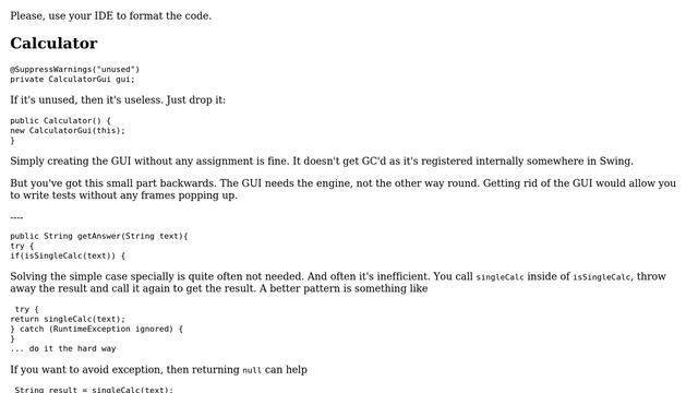 Code Review: Java calculator using Swing (2 Solutions!!) смотреть онлайн