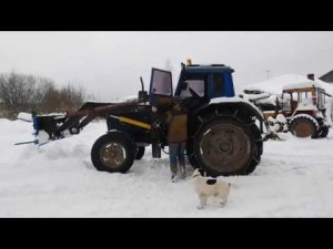 мтз80 как заводить зимой!редукторный стартер на 24В