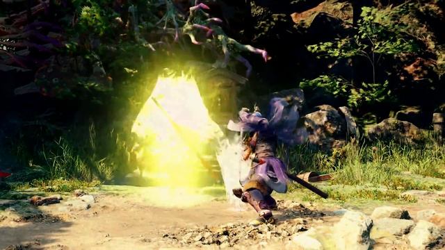 KUNITSU GAMI PATH OF THE GODDESS GAMEPLAY TRAILER смотреть онлайн