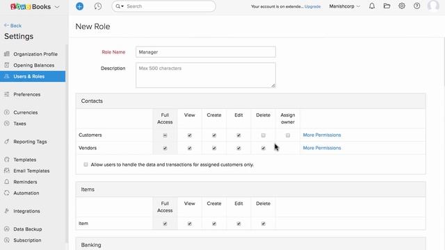 How to invite users Zoho Books India GST ready accounting software смотреть онлайн