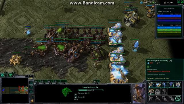 Starcraft 2 Arcade - Nexus wars WOL смотреть онлайн