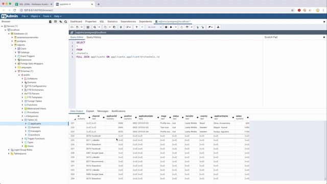 SQL JOIN tutorial 2021: INNER JOIN, LEFT JOIN, RIGHT JOIN, FULL JOIN, join more than 2 tables смотреть онлайн