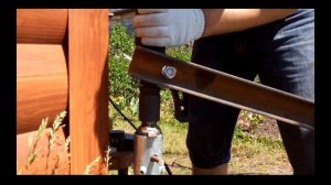 Винтовая свая дрелью и гайковёртом