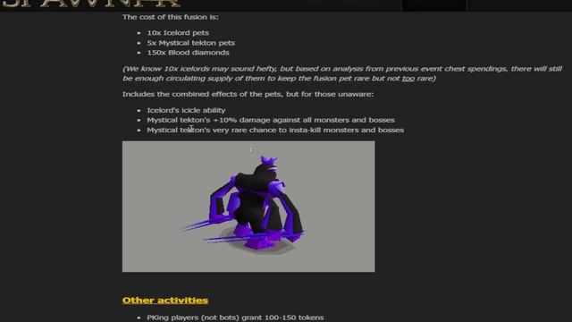 SPAWNPK WINTER EVENT IS HERE! PET FUSE, WILDY EVENTS, PVP UPDATES! SPK RSPS Update Review +3T G/A! смотреть онлайн