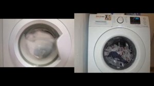 Wash race: Samsung WF80F5E0W4W vs Indesit - Cottons 60° @mrwasherguy4948