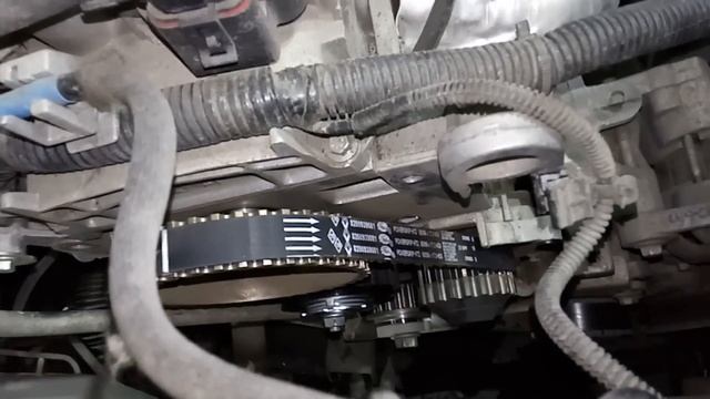 Как заменить ремень ГРМ на рено сандеро.