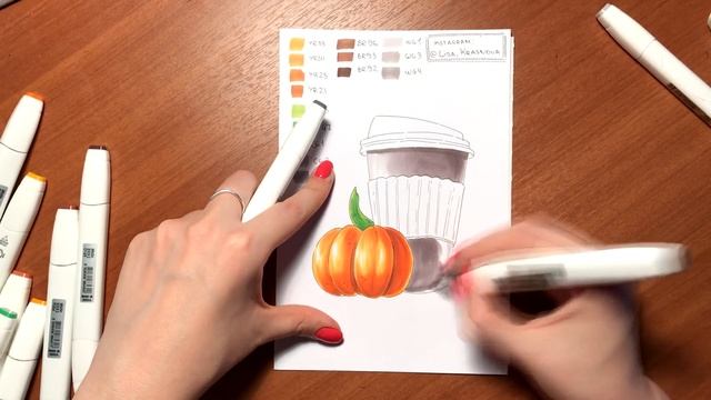 Видеоурок спиртовыми маркерами TOUCH (аналог Copic) для новичков (marker painting tutorial) смотреть онлайн