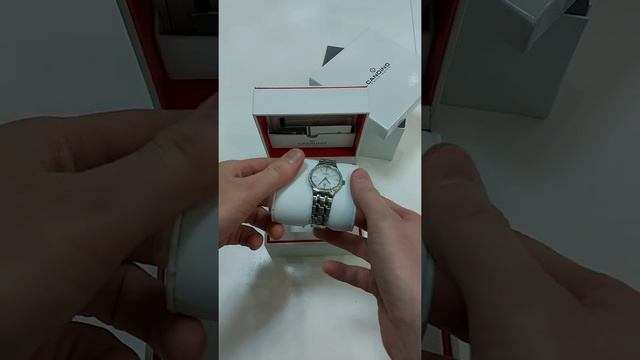 Распаковка посылки с Англии. Женские часы Candino Swiss Made. смотреть онлайн