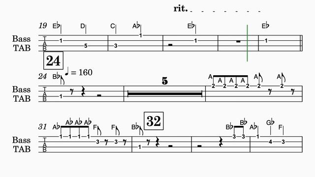 Bohemian Rhapsody   Bass TAB
