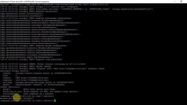 python: scrapy: selectors: introduction смотреть онлайн