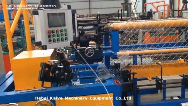 Double Wire Automatic Chain Link Fence Machine / CNC Машина для изготовления цепных ограждений