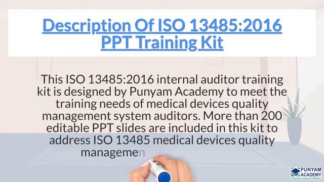 ISO 13485 2016 training ppt presentation Kit PA смотреть онлайн