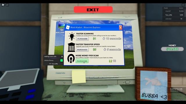 Roblox making scam calls to save your best friend tycoon Script - Infinite Money смотреть онлайн
