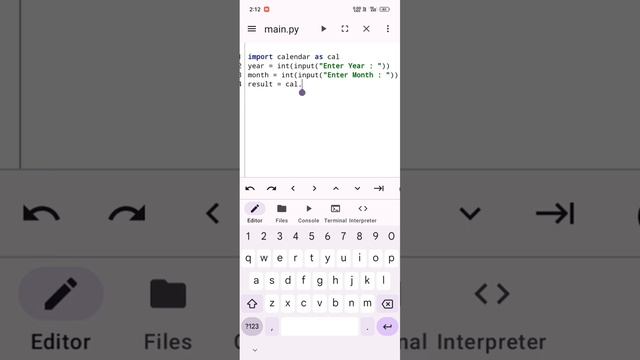 Calendar Using Python | #python #programming #coding #calendar #skills #java #javascript #clanguage смотреть онлайн