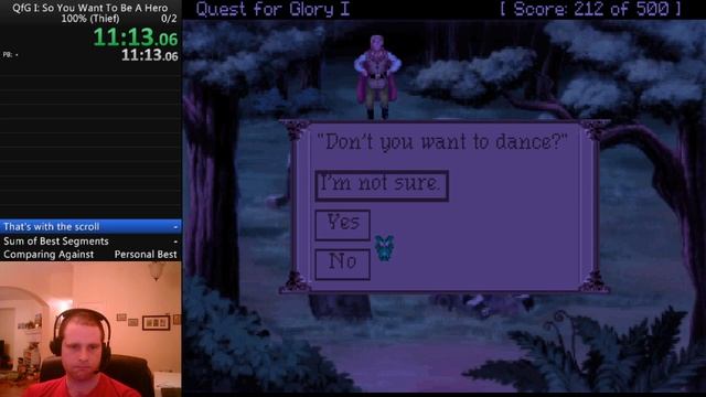 Quest for Glory I: So You Want To Be A Hero (VGA), 100% (Thief, Detect Magic) in 21:33 by davidtki смотреть онлайн
