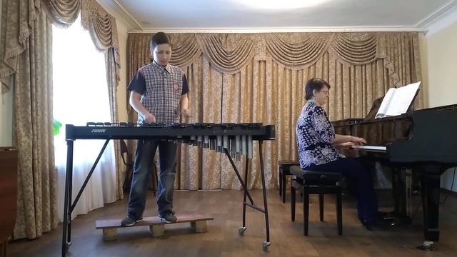 Добрыня Карасов - ксилофон - Д.Б.Кабалевский "Галоп" из сюиты "Комедианты" смотреть онлайн