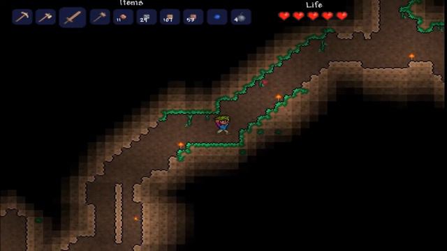 Let's Play Terraria - Часть 2(Где дерево?) смотреть онлайн
