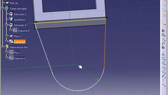 Черчение 3-D для начинающих Yoke Hook смотреть онлайн
