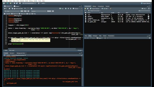 Acquire Full Year Minor League PBP Data and write to PostgreSQL database w/ some simple steps! смотреть онлайн