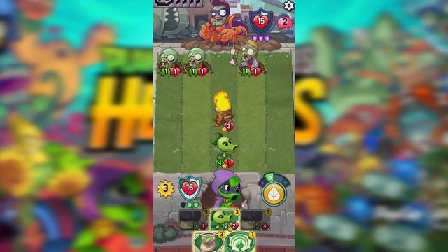 Игра Зомби против Растений  Герои от Фаника Plants vs zombies Heroes 1.