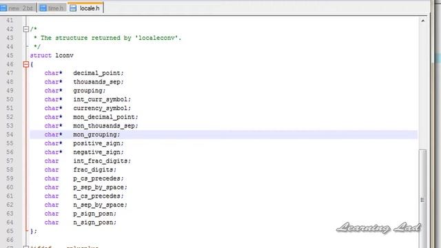 localeconv Function in C programming Language Video Tutorial смотреть онлайн