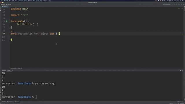 Functions in GoLang смотреть онлайн