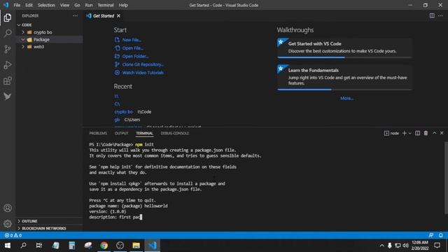 Make package json file in vs code смотреть онлайн