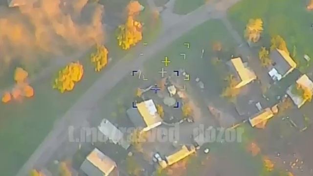 Купянское направление. Кадры применения управляемого снаряда «Краснополь» по технике ВСУ. смотреть онлайн