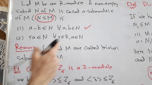 module and submodule and direct sum.د.كريم صبر смотреть онлайн