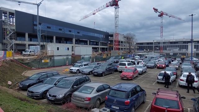 AIRPORT NIKOLA TESLA BELGRADE NEW WORKS NEW CONSTRUCTION SITE смотреть онлайн
