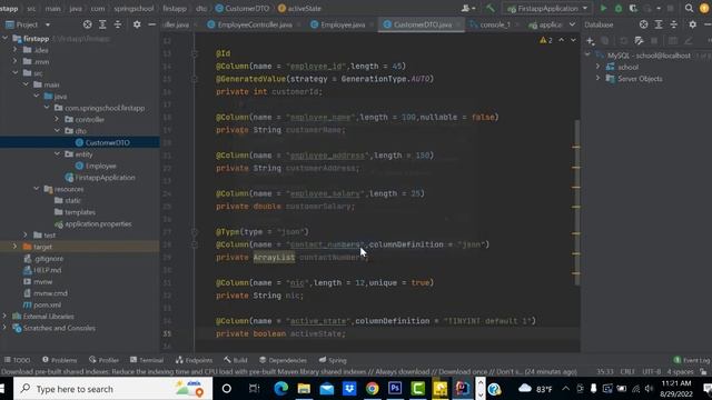 Spring boot DTO Creation смотреть онлайн