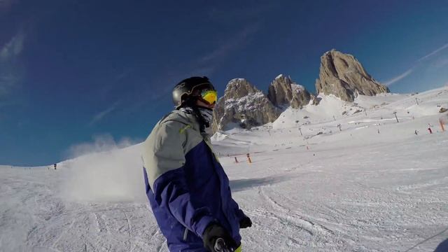 Горнолыжный курорт Валь Гардена смотреть онлайн