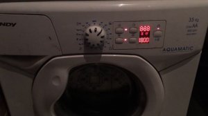 Candy AQUAMATIC 800DF Режим теста