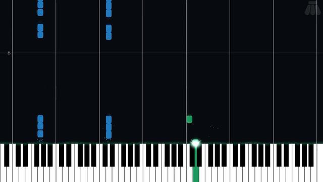 Start Menu - Undertale - Intermediate Piano Tutorial смотреть онлайн