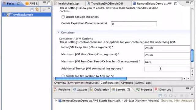 Remote Debugging Elastic Beanstalk with the AWS Toolkit for Eclipse смотреть онлайн