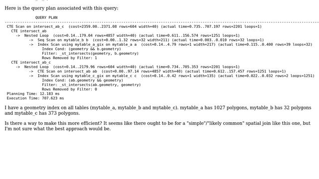 GIS: Intersection/Addition of multiple tables in PostGIS смотреть онлайн