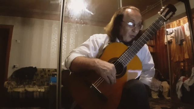 Уже круто умею играть на гитаре за два занятия . Это нужно видеть . Пенсионер рулит ! смотреть онлайн