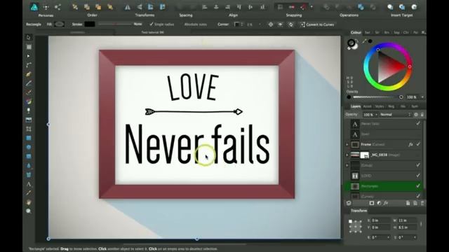 How to Use the Artistic Text Tool in Affinity Designer смотреть онлайн