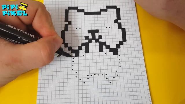 ОЧЕНЬ ЛЕГКО!KAWAII Акита-ину РИСУЕМ ПО КЛЕТОЧКАМ !Very Easy!KAWAII Akita Inu PIXEL ART HOW TO DRAW смотреть онлайн