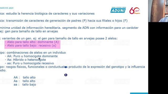 San Marcos Anual 2021 | Semana 11 Biología