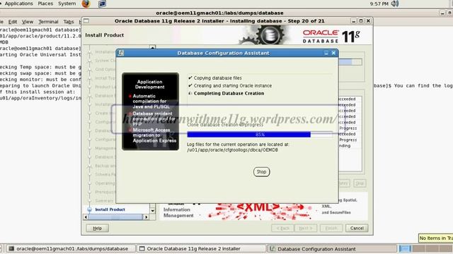 oem grid control 11g - database 11gR2 install.avi смотреть онлайн