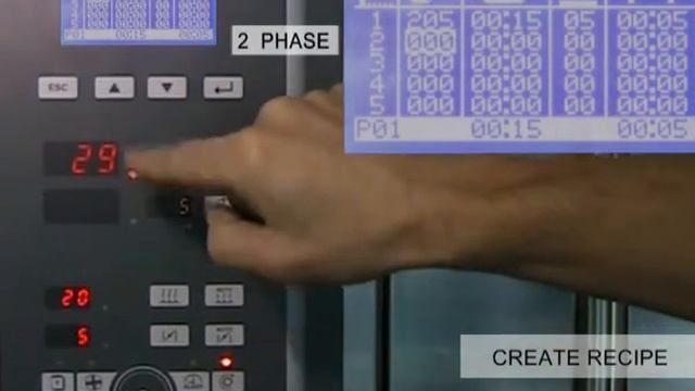how to use Mondial Forni Control Panel IPRO CREATE RECIPE смотреть онлайн