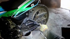 Замена масла в двигателе мотоцикла Рейсер пантера 250, 166 FMM.