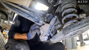 Замена заднего нижнего переднего рычага и шаровой опоры .. hyundai santa fe 2013 - 2018 #подвеска