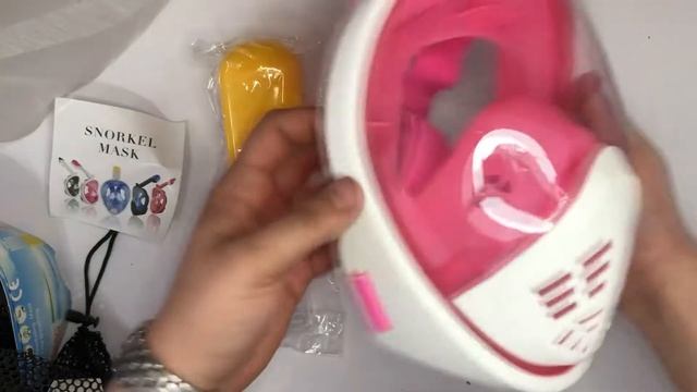 Видео обзор: Маска полнолицевая для снорклинга, подводного плавания Tribord Freebreath Цвет: розовы смотреть онлайн